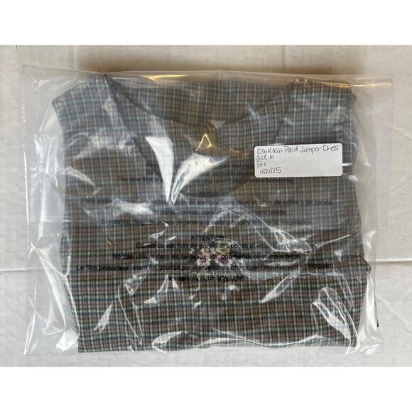 Vintage OshKosh Plaid Jumper Dress - Picture 10 of 10